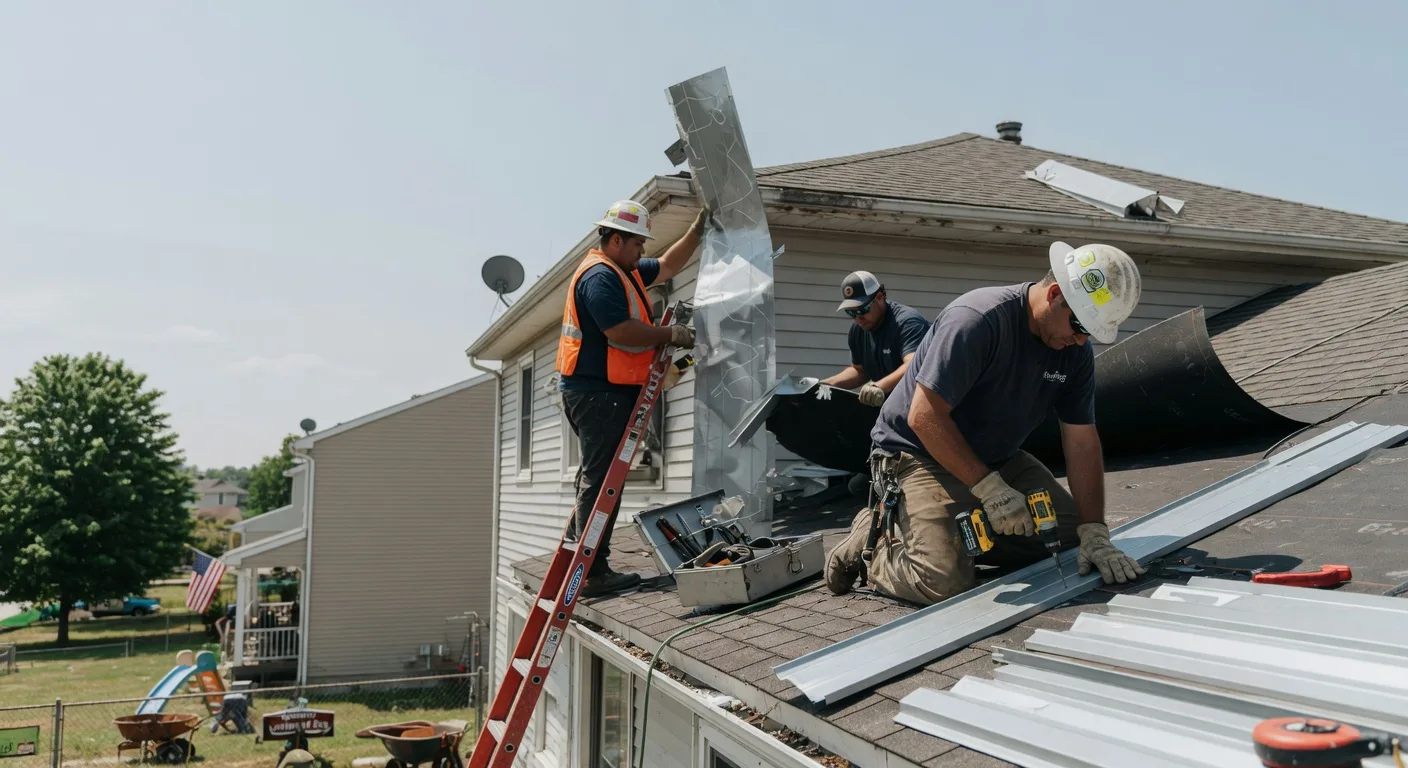 Storm Damage Metal Roof Repair in Purgitsville, WV